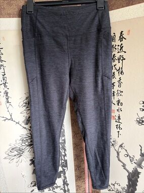 Victoria's Secret Heathered Charcoal Gray High-Waist Leggings